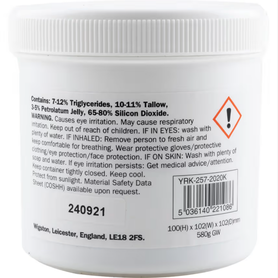 Valve Grinding Compound YRK2572020K instruction on a product container