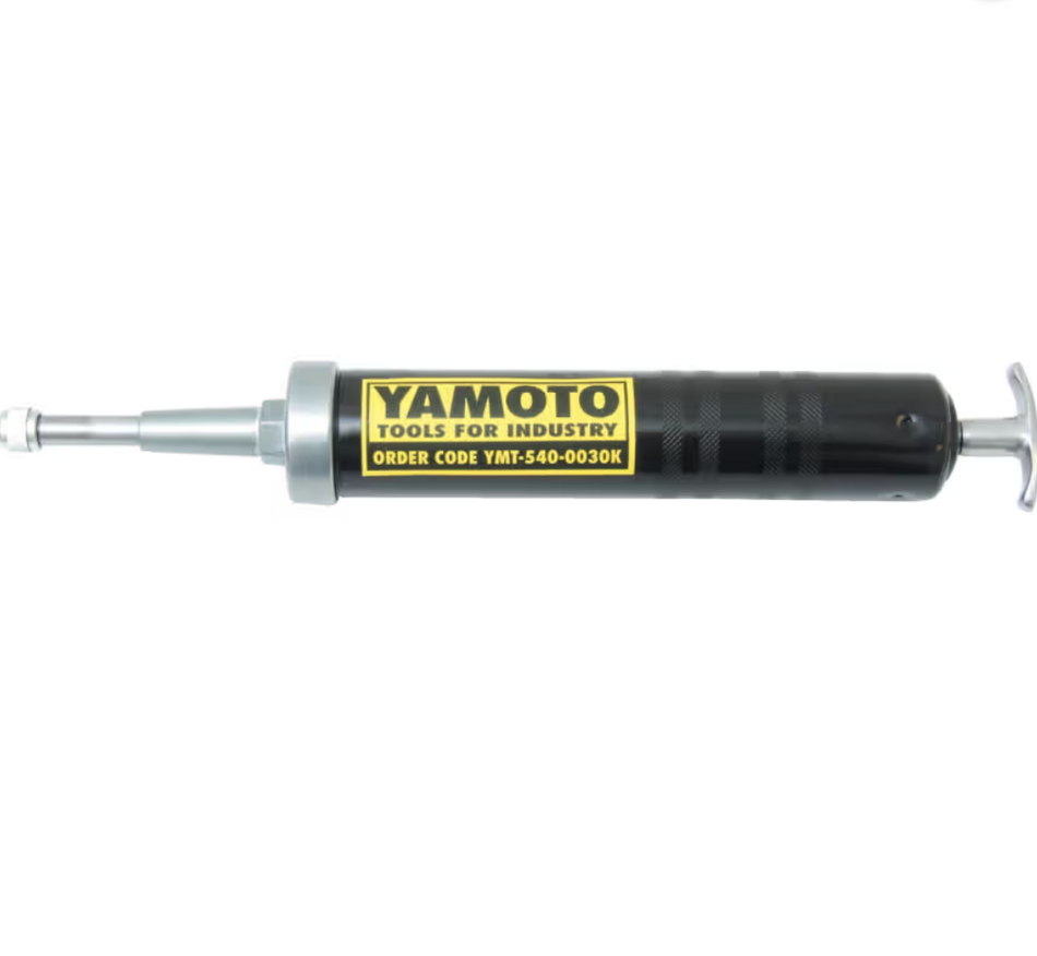 Yamoto YMT5400030K Push Type Steel Grease Gun 120cc | Electroplated Manual Grease Gun YAMOTO