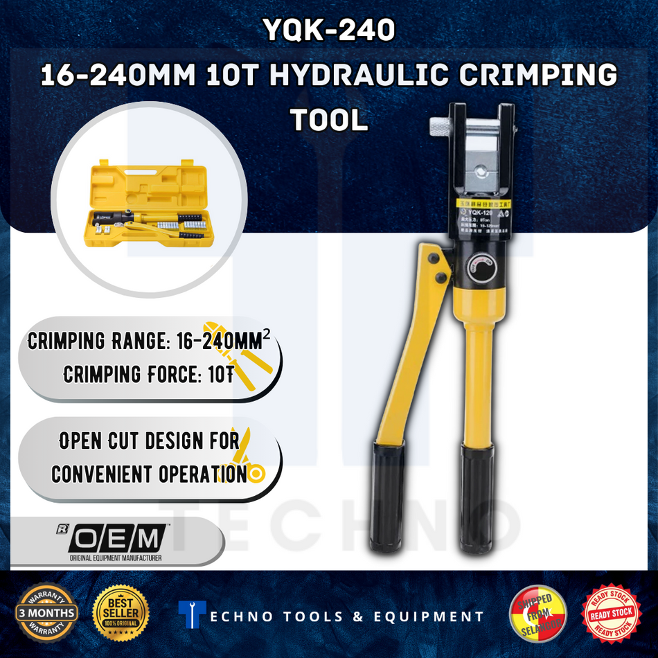 YQK-240 16-240mm Hydraulic Crimping Tool