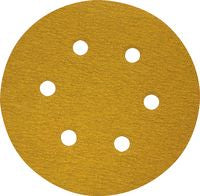 150MM 6H SELF-STICK SANDING DISCS P100