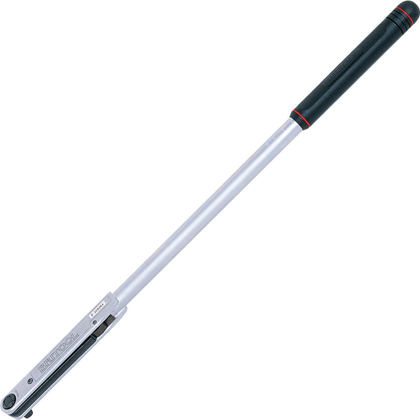 Britool EVT3000A 1/2in drive clicking torque wrench, 70–330Nm, with black grip