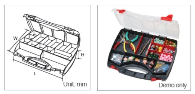 PRO'SKIT SB-3428SB MULTI-FUNCTION TOOL BOX (O.D.:340x280x80mm)