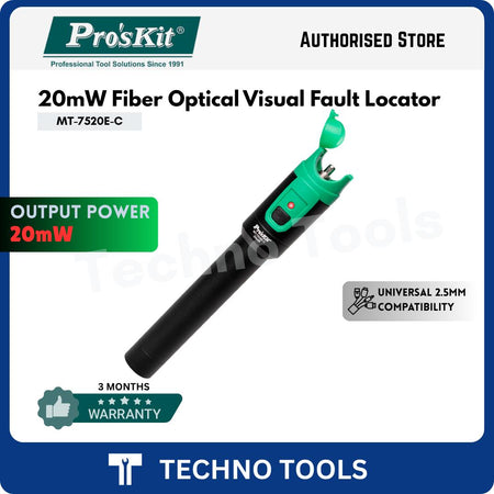 PRO'SKIT MT-7520E-C 20mW Fiber Optical Visual Fault Locator 3 Months Warranty PRO'SKIT