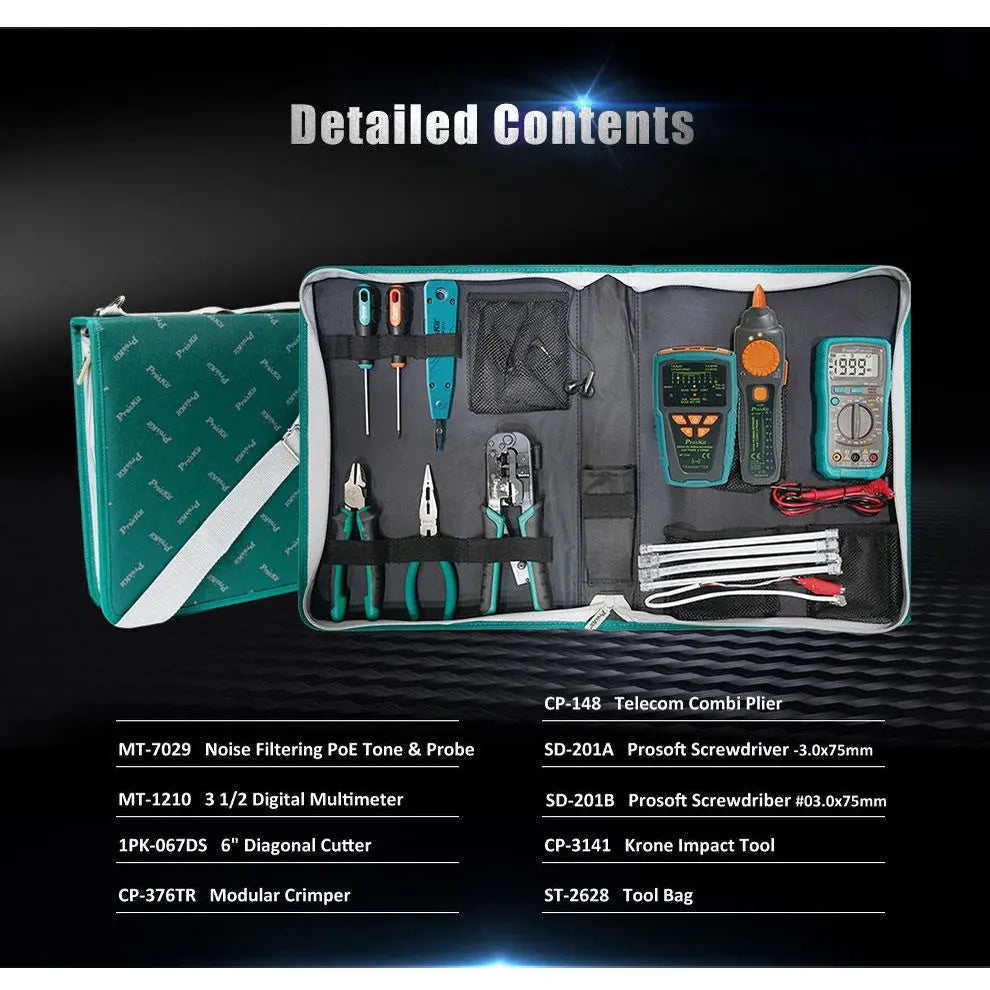 PRO'SKIT PK-2629 Telecom & Network Installer Tool Kits (NEW & ORI PROSKIT) PRO'SKIT