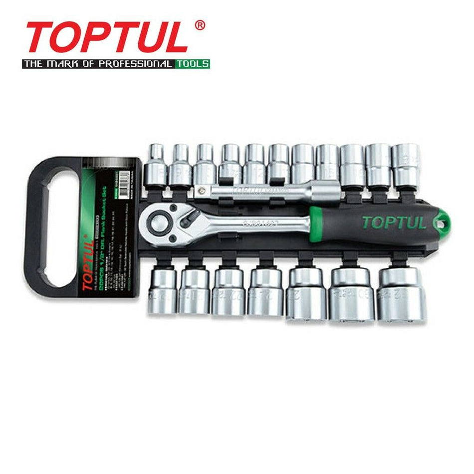 11PCS 1/2 DR. Head-Interchangeable Spanner Torque Wrench Set - TOPTUL The  Mark of Professional Tools