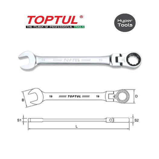 10PCS 3/8 DR. Head-Interchangeable Spanner Torque Wrench Set