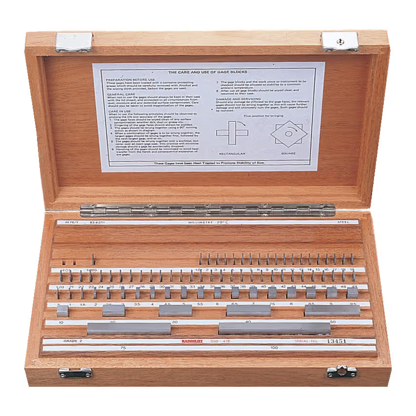 Kennedy KEN3384480K 47PC MET GAUGE BLOCK SET NON CALIBRATED KENNEDY