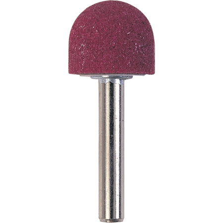 Kennedy KEN2500220K A22 mounted point, wide round-top aluminium oxide stone on 6mm shank