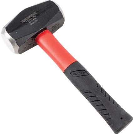 KENNEDY 4lb CLUB / LUMP HAMMER, FIBREGLASS HANDLE WITH RUBBER GRIP (KEN5255760K)