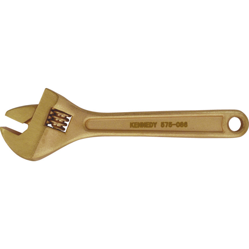 KENNEDY 150mm / 200mm SPARK RESISTANT ADJUSTABLE WRENCH Be-Cu KEN5750860K/KEN5750880K