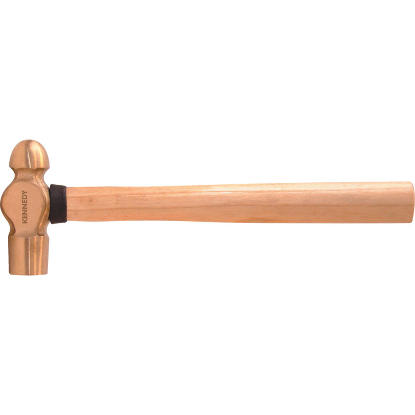 KENNEDY 1/2LB / 3/4LB / 1LB SPARK RESISTANT BALLPEIN HAMMER WOOD SHAFT KEN5753000K / KEN5753010K / KEN5753020K