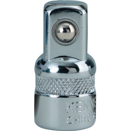 KENNEDY CHROME SQUARE DR 3/8" FEMALE x 1/2"MALE SQUARE DR ADAPTOR (KEN5825190K)