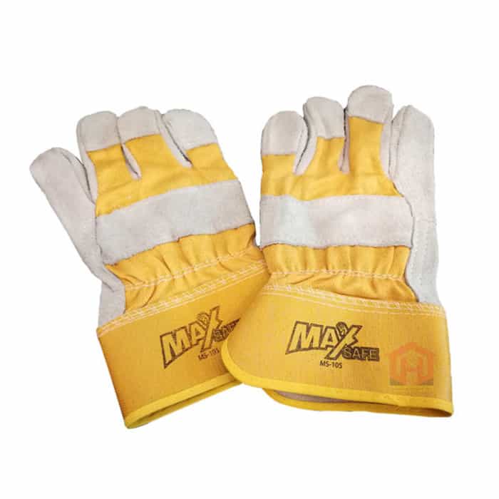 MAX-3 10.5" MAX-SAFE WELDING LEATHER HAND GLOVE MS-105 (DOZEN) Techno Tools & Equipment