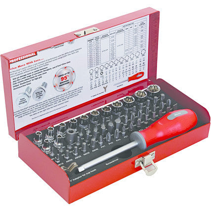 KENNEDY KEN5736370K 60PC KENGRIP MECHANICS BIT SET KENNEDY