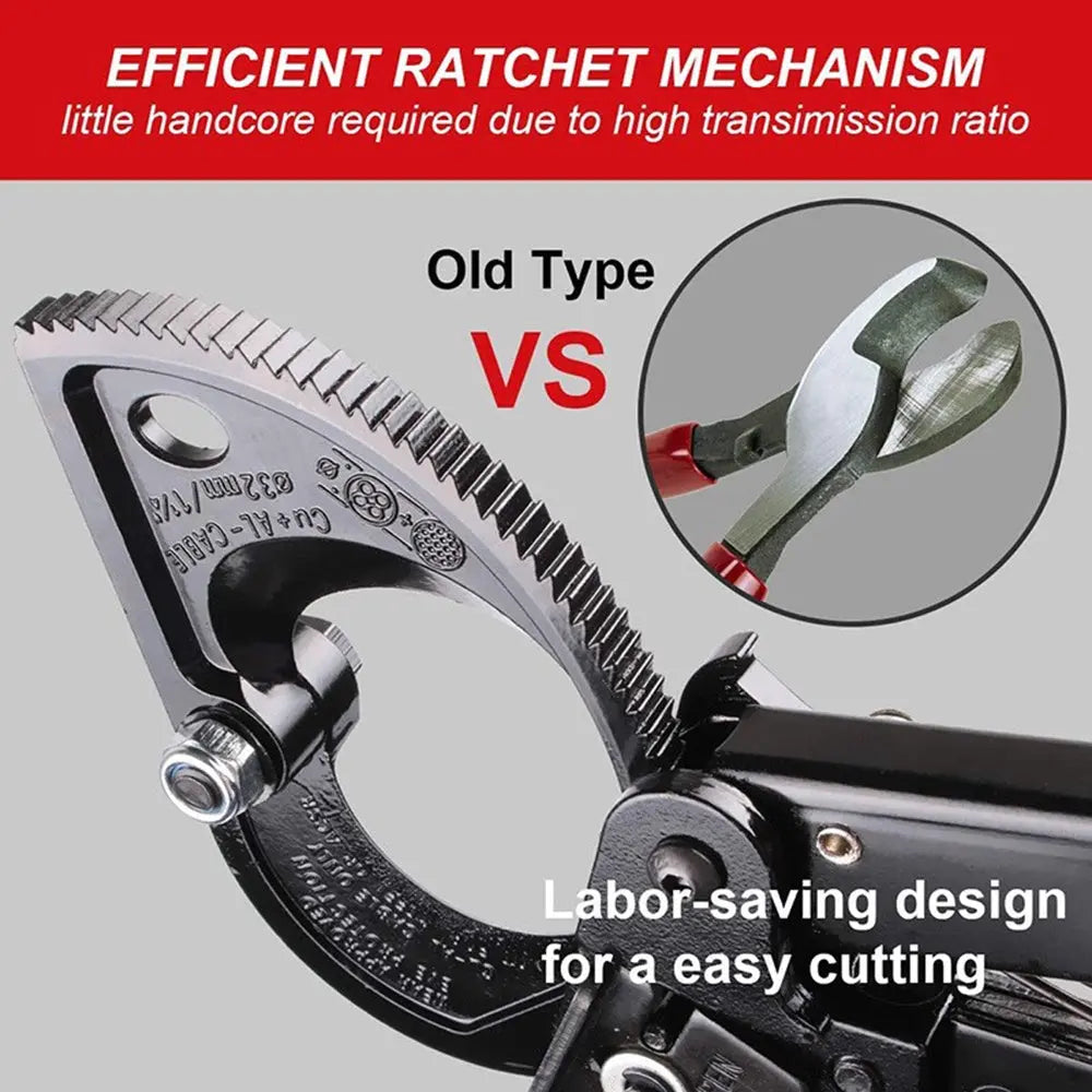 HS-325A 240mm² Hand Ratchet Cable Cutter Plier Ratchet Wire Cutter Pli ...