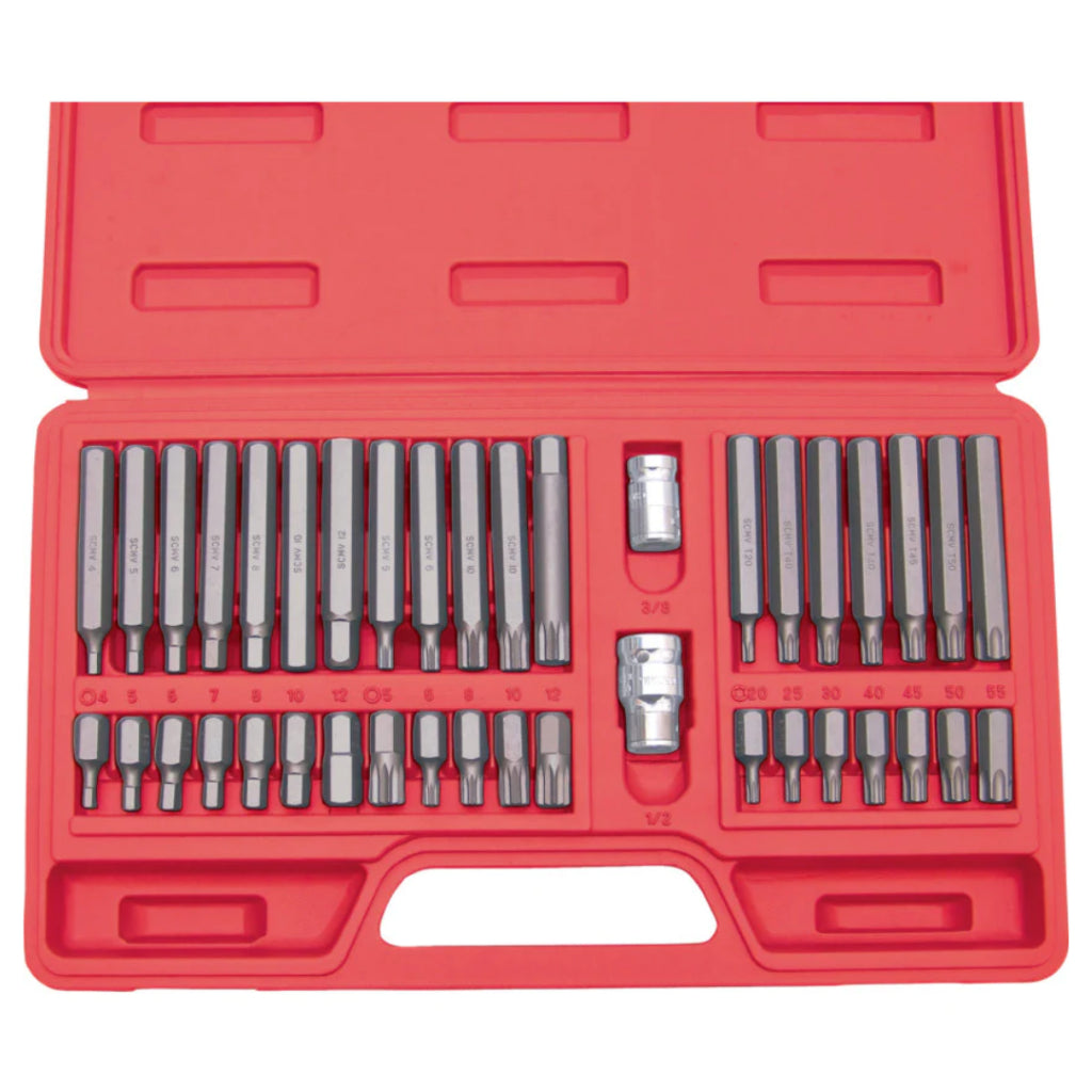 Kennedy Torx, Hex & Spline Impact Bit Set 40 Piece KEN5736490K KENNEDY