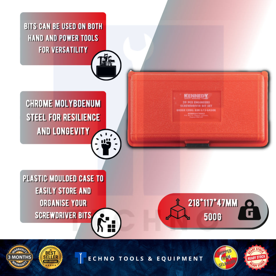 Kennedy KEN5736450K 29 PCS Screwdriver Bit Set