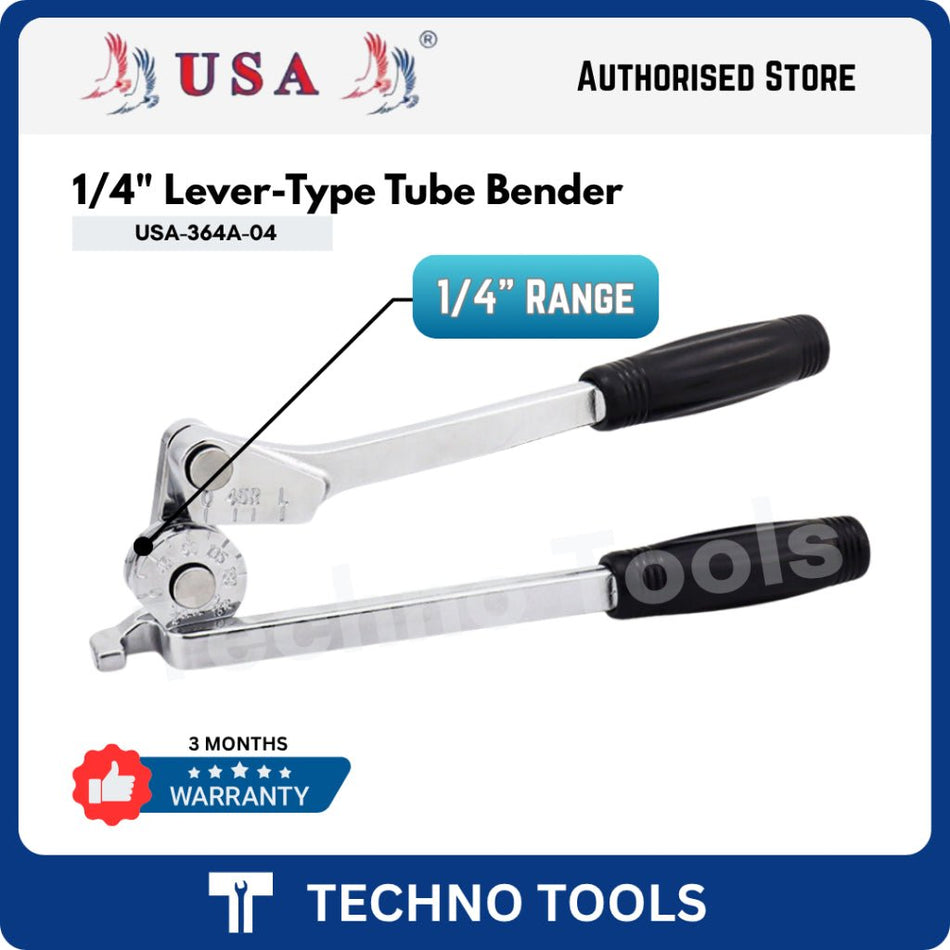 USA Brand Copper Tube Bender 1/4", 3/8", 1/2", 5/8", 3/4" & 3-in-1 - Heavy Duty | 3 Months Warranty