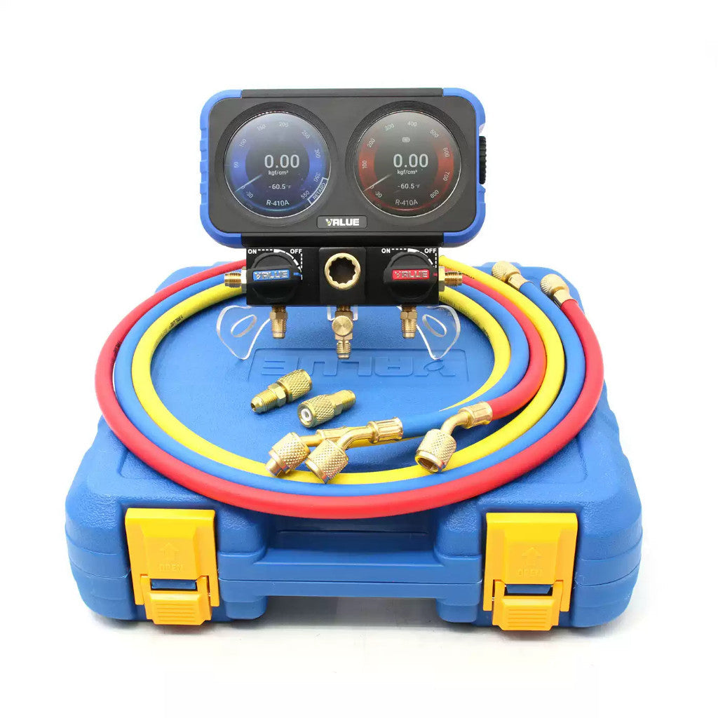 VALUE VRM2-X NEXT Generation Digital Manifold Gauge with HD Colour Graphic Interface | 3 Months Warranty VALUE