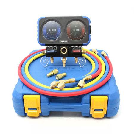 VALUE VRM2-X NEXT Generation Digital Manifold Gauge with HD Colour Graphic Interface | 3 Months Warranty VALUE