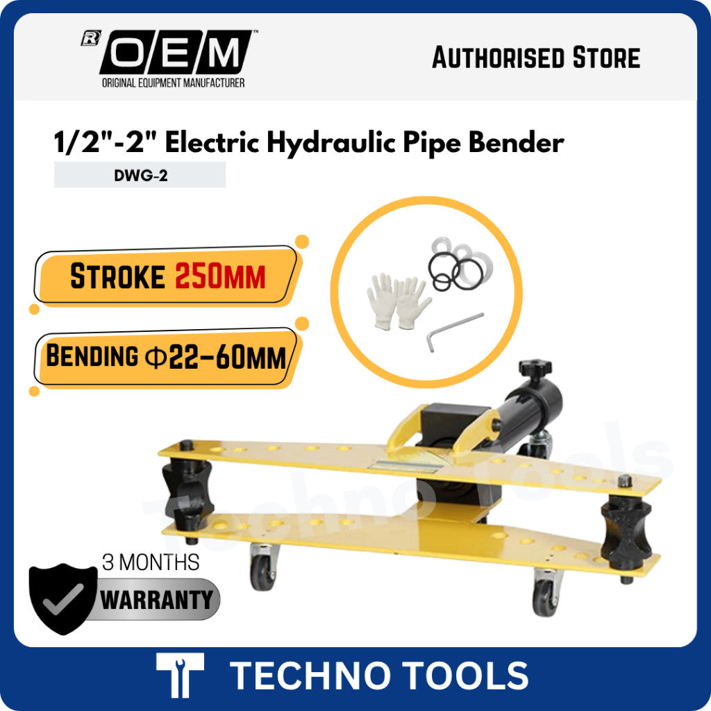 1/2"-2" Electric Hydraulic Pipe Bender DWG-2 | 3 Months Warranty OEM