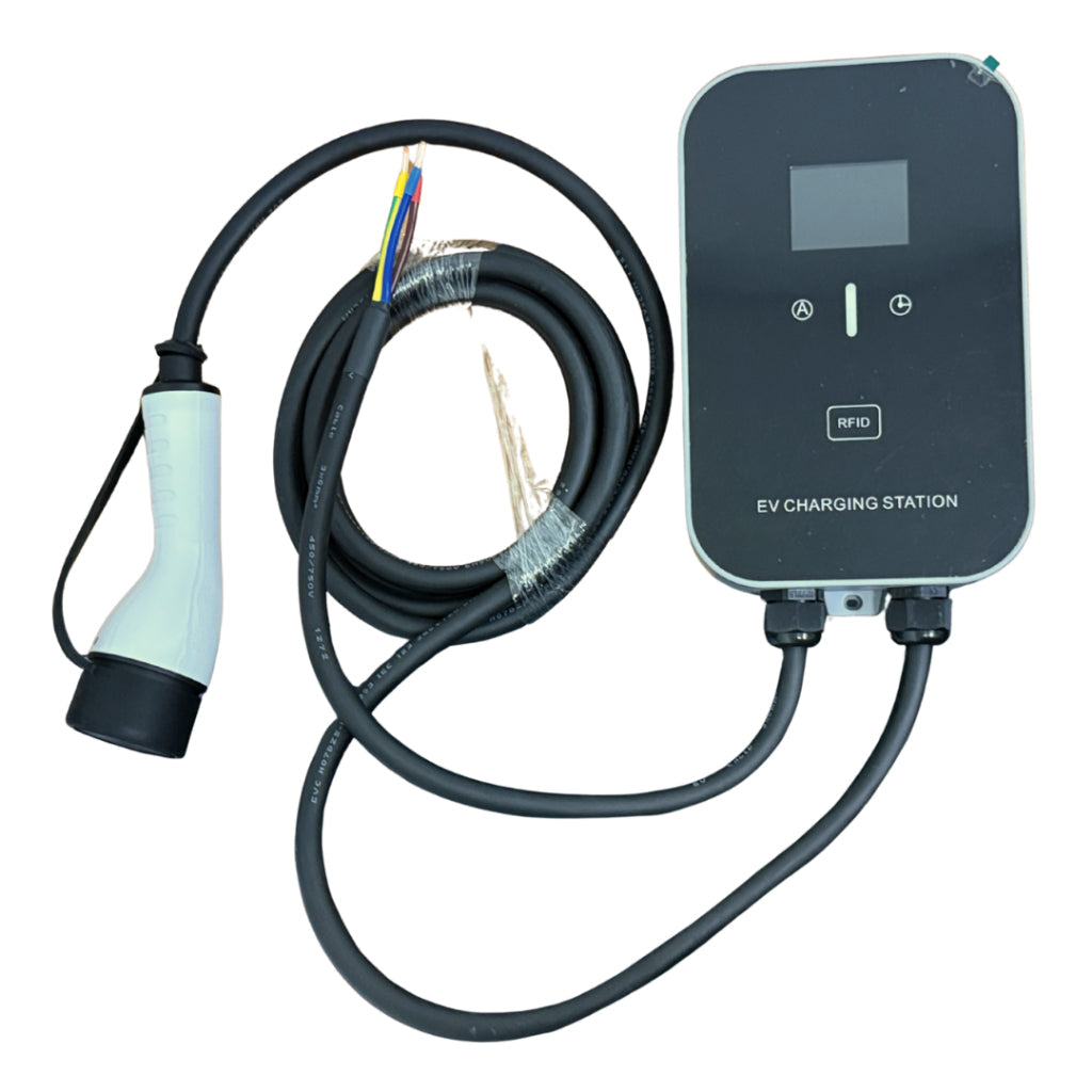 Type 2 EV AC Charging Station / Wall Charger 5 Meter 7kW ~ 3 Months Warranty OEM