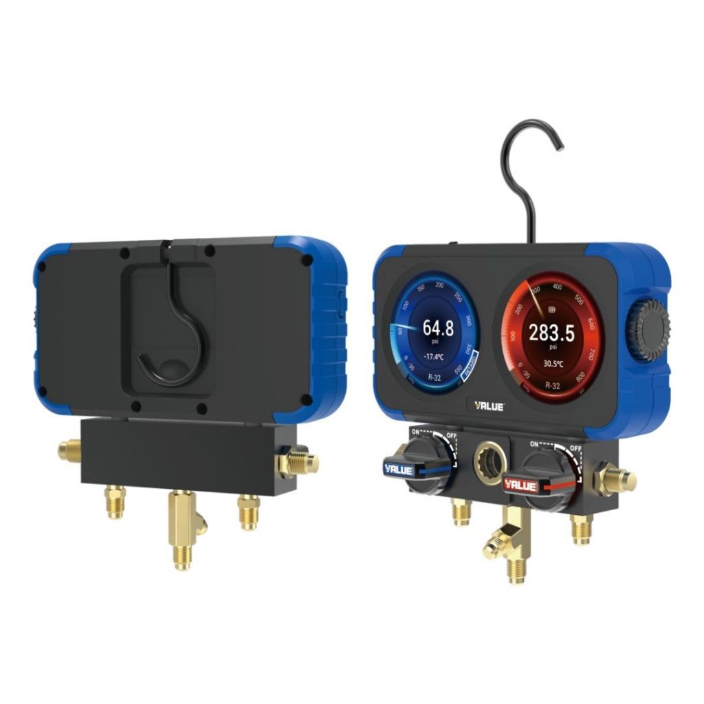 VALUE VRM2-X NEXT Generation Digital Manifold Gauge with HD Colour Graphic Interface | 3 Months Warranty VALUE