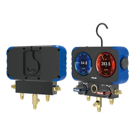 VALUE VRM2-X NEXT Generation Digital Manifold Gauge with HD Colour Graphic Interface | 3 Months Warranty VALUE