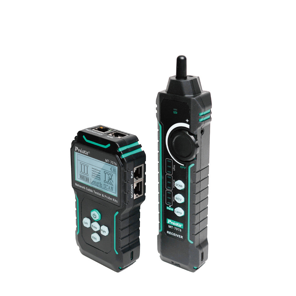 PRO'SKIT MT-7076 LCD Network Cable Tester & Probe Kit | 3 Months Warranty PRO'SKIT
