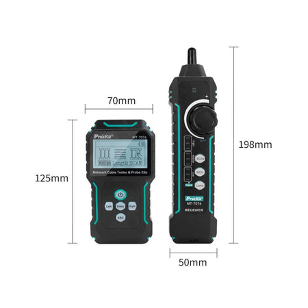 PRO'SKIT MT-7076 LCD Network Cable Tester & Probe Kit | 3 Months Warranty PRO'SKIT