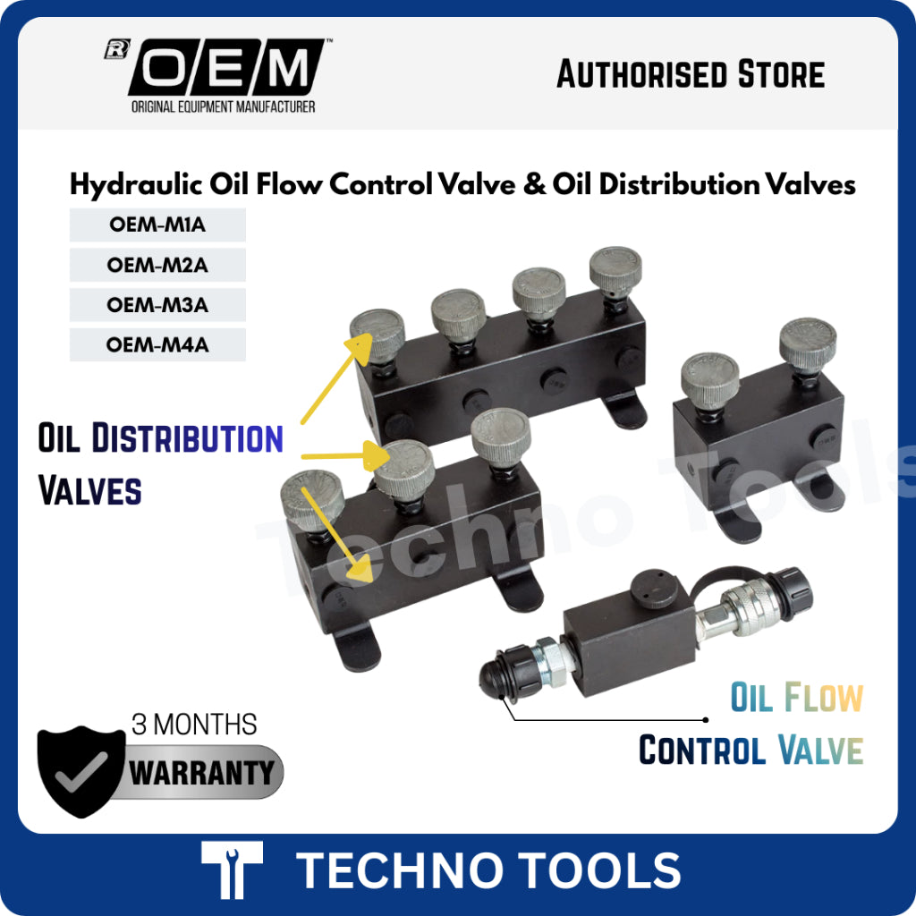 Hydraulic Oil Flow Control Valve | Oil Distribution Valve (2, 3, 4 - Way) | 3 Months Warranty OEM