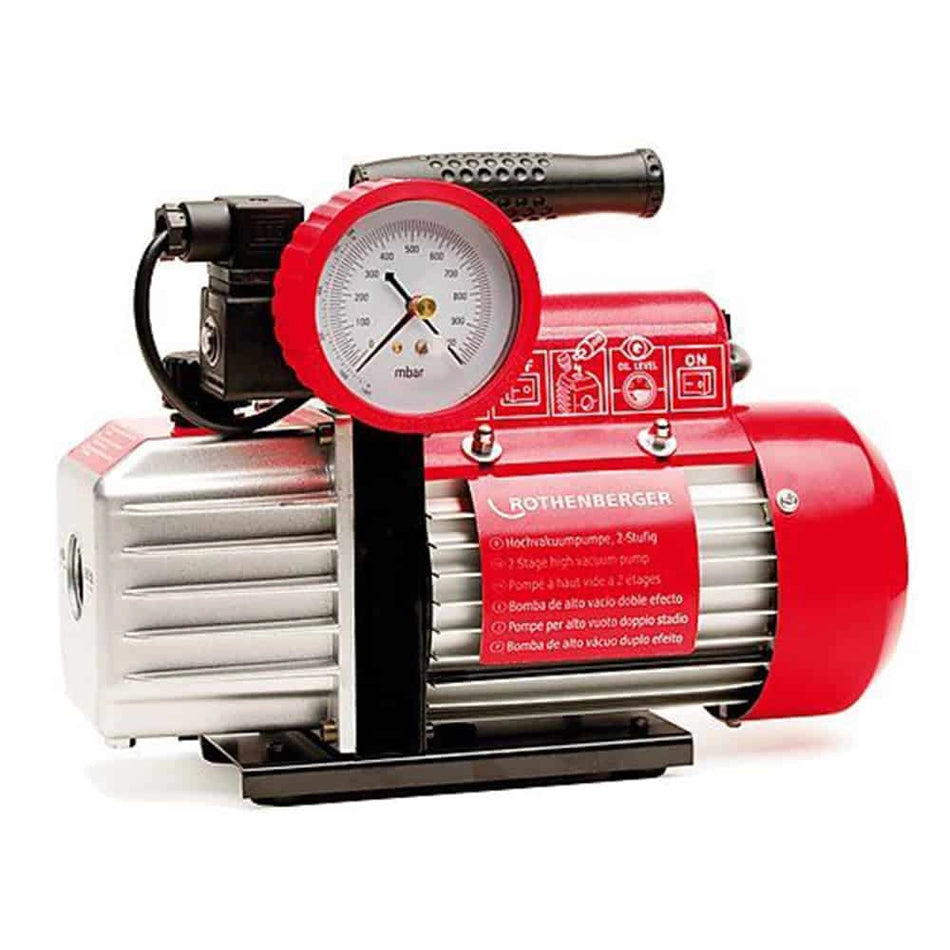 ROTHENBERGER R170064 ROAIRVAC 9.0 Vacuum Pump – 9CFM Two-Stage Pump