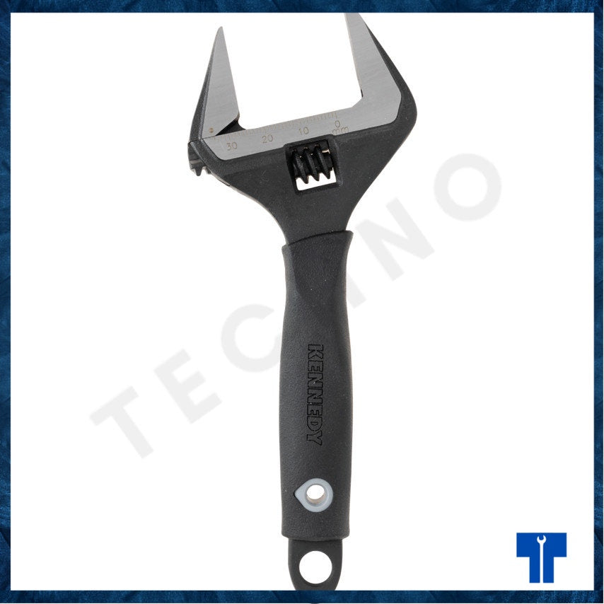 Kennedy 6" / 8" / 10" / 12" Wide Jaw Adjustable Spanner, Steel KEN5015060K KEN5015080K KEN5015100K KEN5015120K