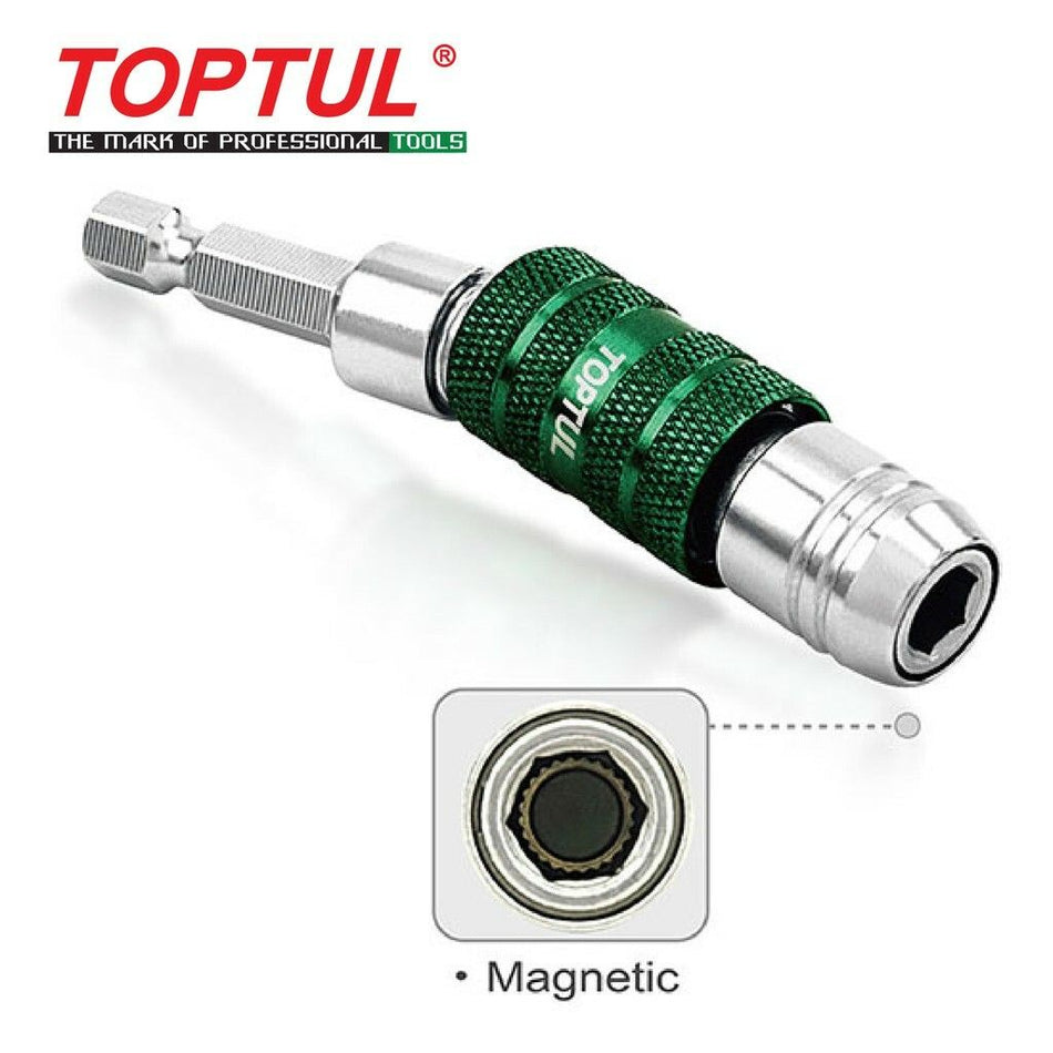 TOPTUL Universal Swivel Magnetic Quick Release Bit Holder FTGA0808