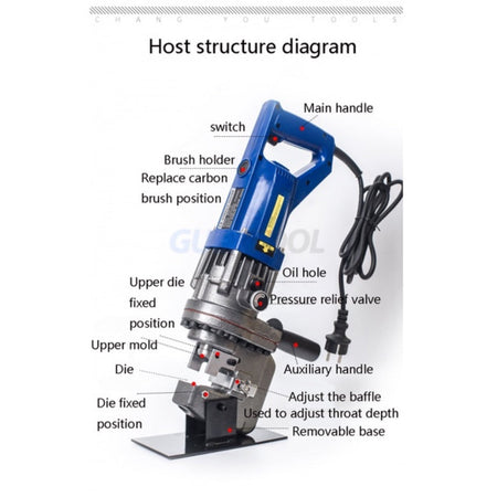 MHP-20 Electric Portable Hydraulic Puncher - Brand New OEM