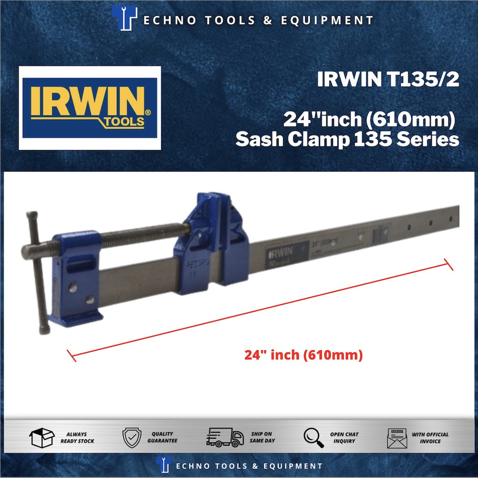 IRWIN T135/2. 24"inch (610mm) Sash Clamp 135 Series