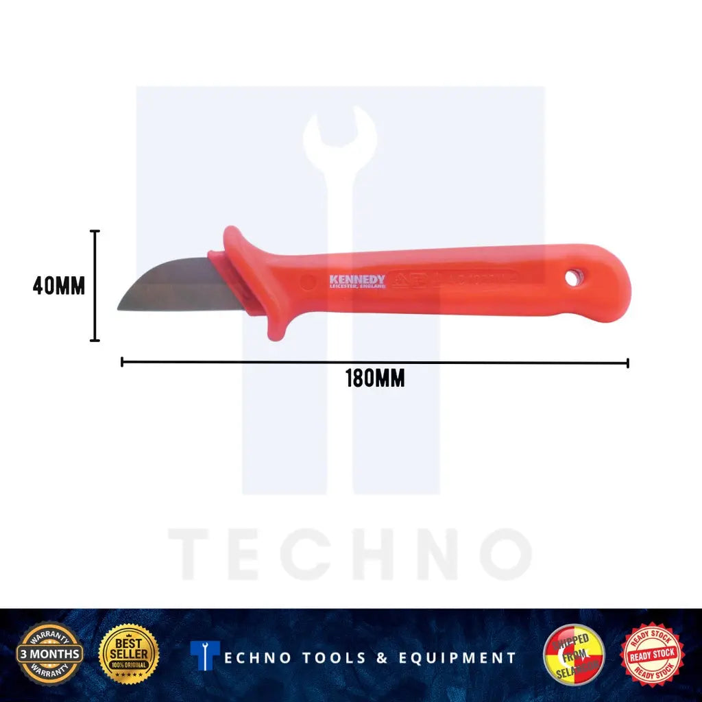 Kennedy Insulated Cable Knife 180mm, Straight, Curved or Dismantling KENNEDY