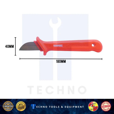 Kennedy Insulated Cable Knife 180mm, Straight, Curved or Dismantling KENNEDY