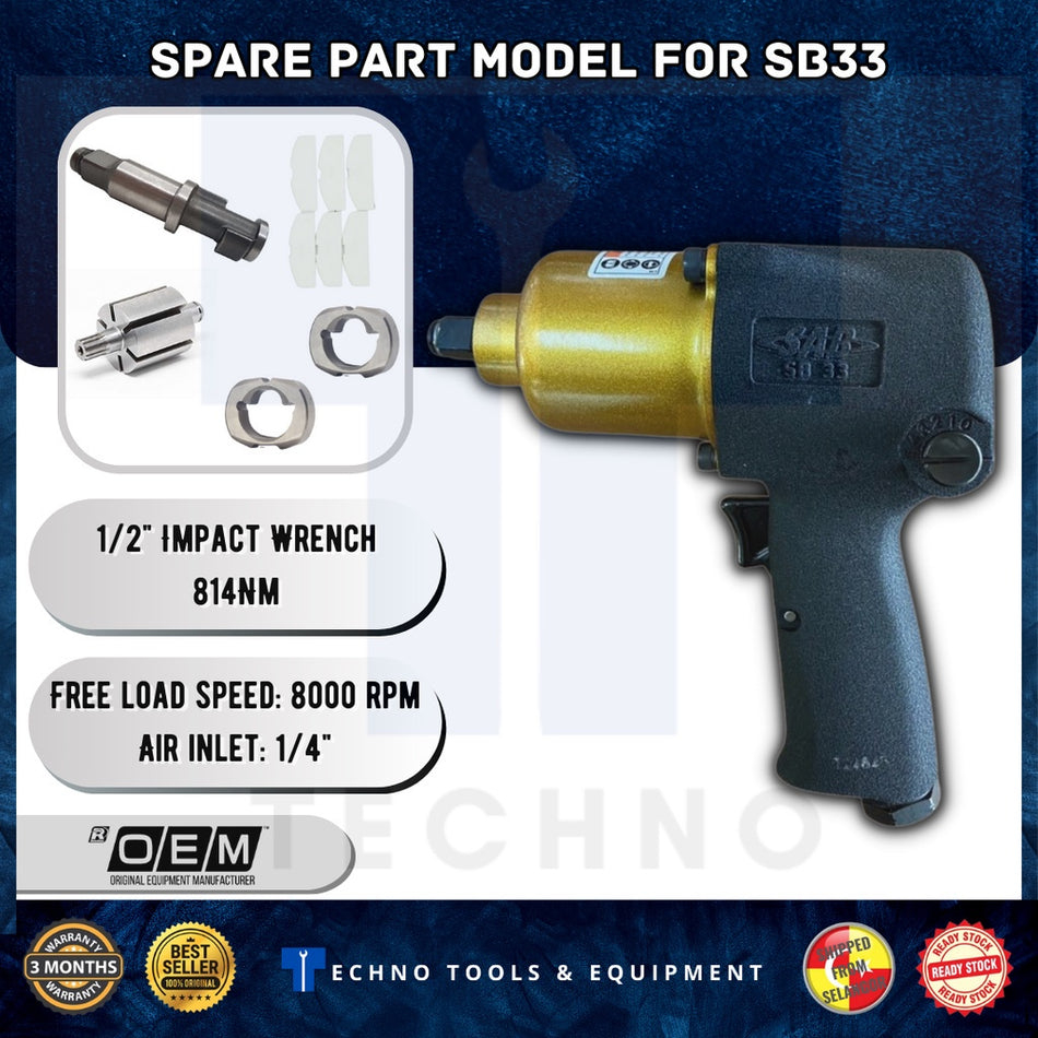 [Spare Part] For SB Tools SB33 1/2" DR Air Impact Wrench