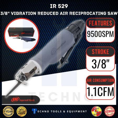 INGERSOLLRAND IR 529 Vibration Reduced Air Reciprocating Saw IR529 | 1 Year Warranty INGERSOLL-RAND