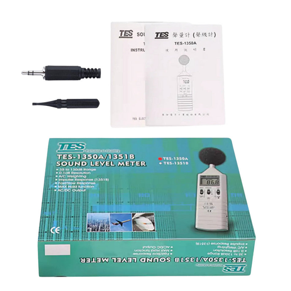 TES TES-1350A Sound Level Meter 35 - 130 dB | 100% New & Original + Warranty TES