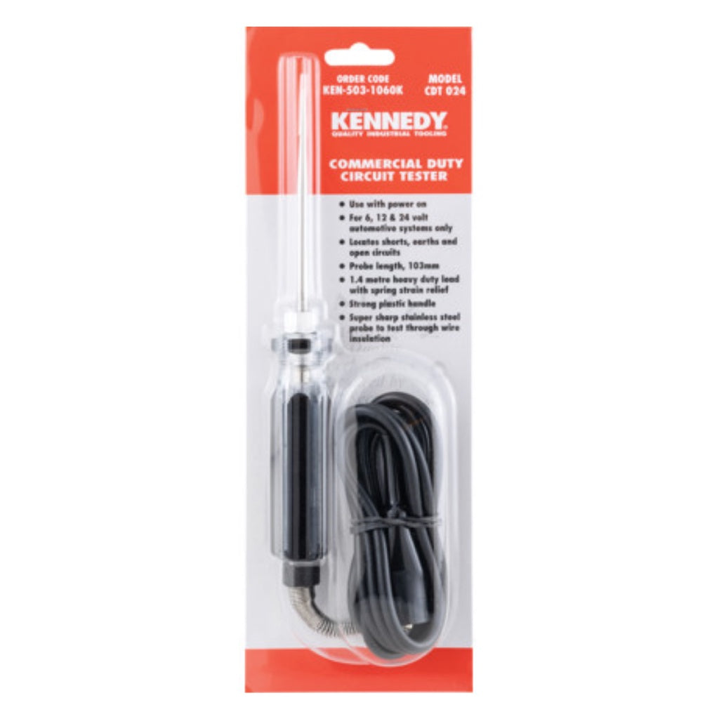 Kennedy Commercial Duty Circuit Tester 6/24V KEN5031060K