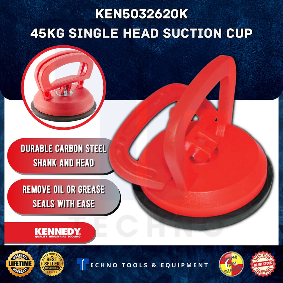 KENNEDY KEN5032620K 100mm 45KG SINGLE HEAD SUCTION CUP