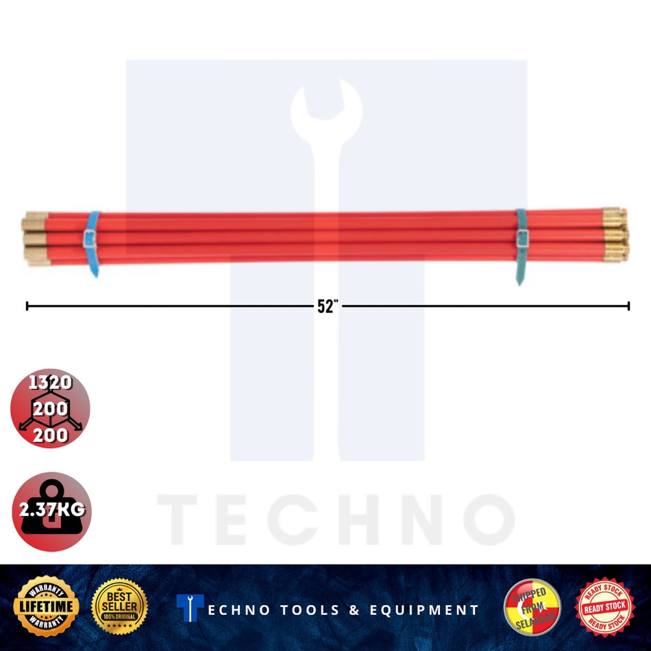 KENNEDY KEN5887200K 13pcs Polypropylene Rod Kit