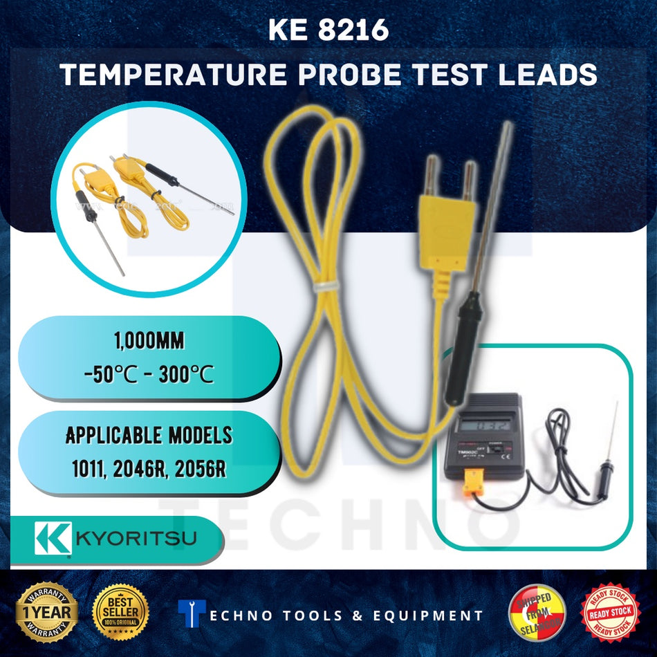 KYORITSU Temperature Probe Test Leads MODEL 8216