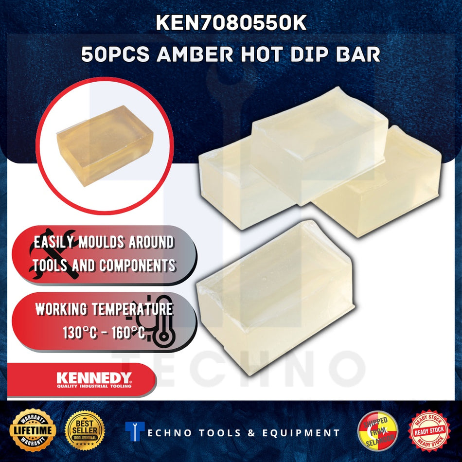 KENNEDY KEN7080550K 50pcs Amber Hot Dip Bar