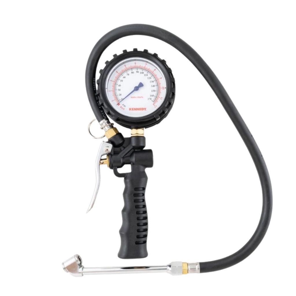 Kennedy Heavy Duty Dial Tyre Inflator TPG170 with Push-On Connector KEN5038480K KENNEDY