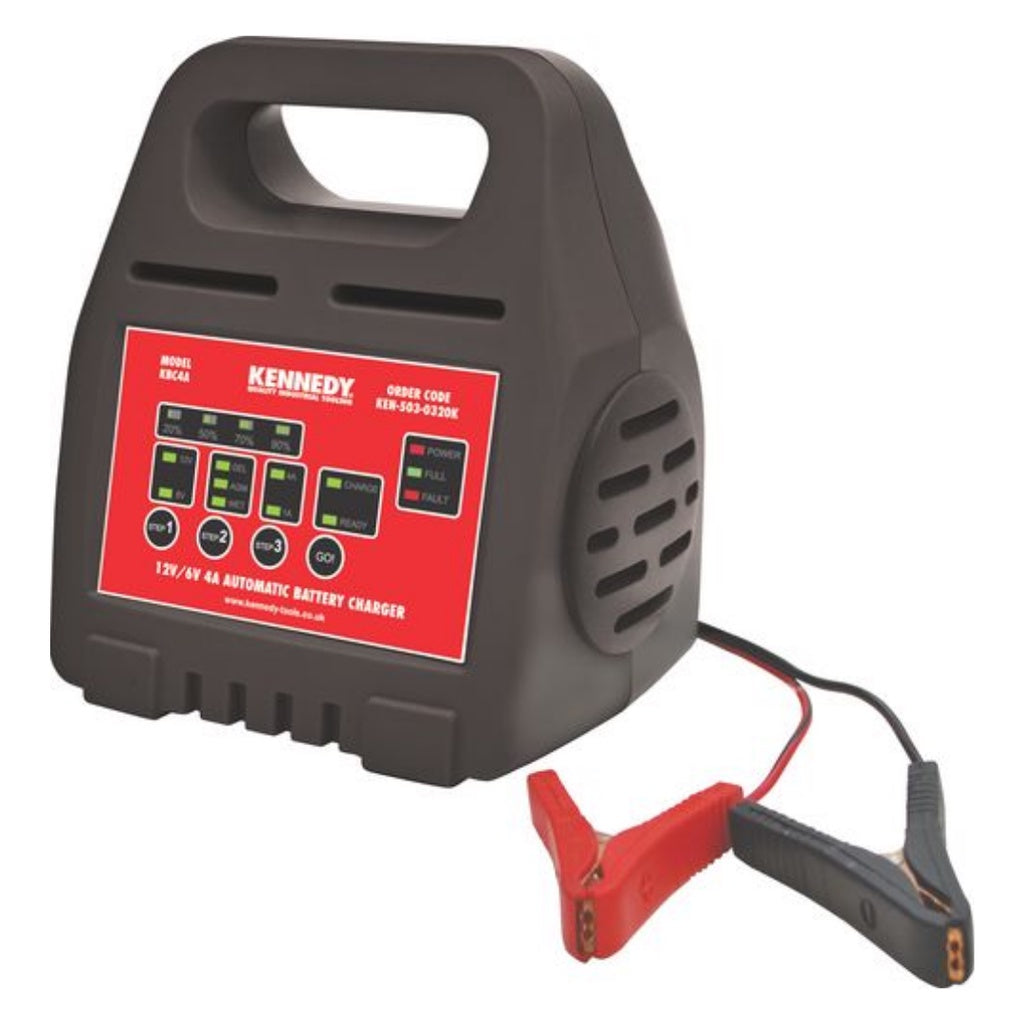 Kennedy Automatic Battery Charger 6/12V 4A KEN5030320K KENNEDY
