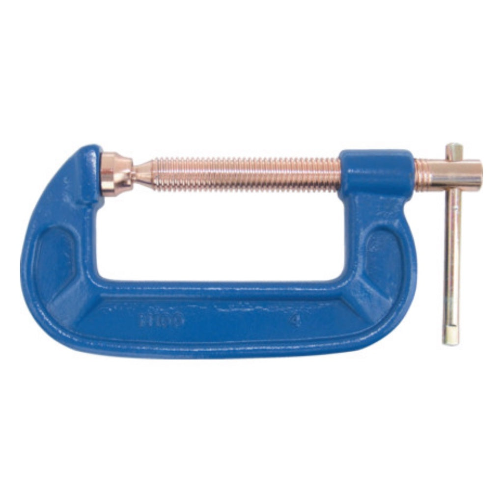 Kennedy Extra Heavy Duty G-Clamp From 10in to 12in, copper screw KENNEDY