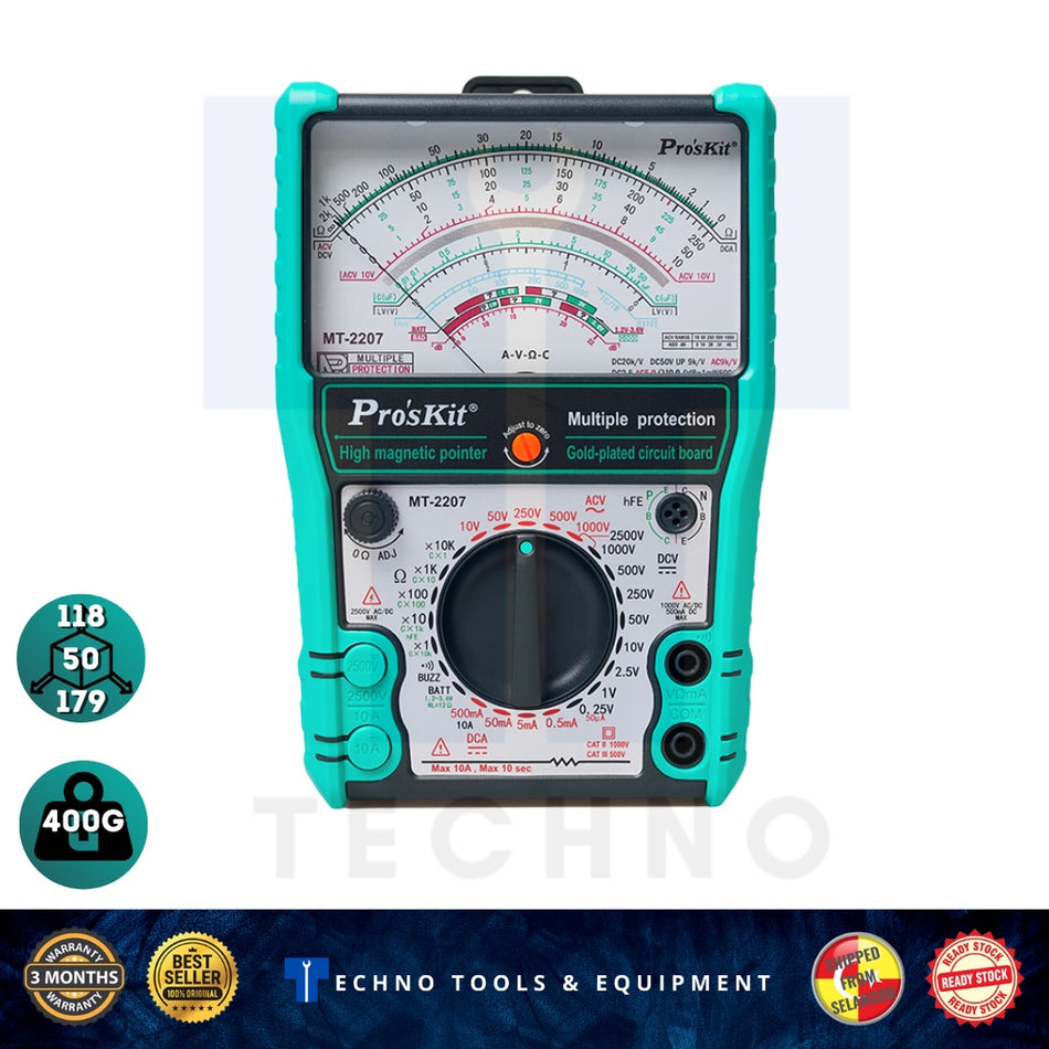 Pro'skit MT-2207 Protective Function Analog Multimeter